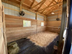Equestrian post frame pole barn and stable by Stately Post Frame in Clarence, NY.