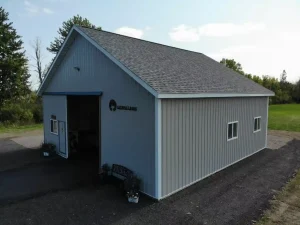 Equestrian post frame pole barn and stable by Stately Post Frame in Clarence, NY.