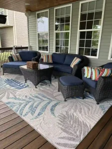 Custom covered porch by Stately General Contracting in Buffalo, NY.