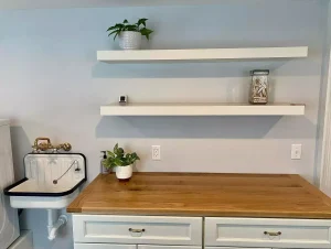 Laundry room remodel in a historic Buffalo home by Stately Kitchen and Bath.