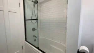 Medium-sized bathroom remodel by Stately Kitchen and Bath in North Buffalo, NY.