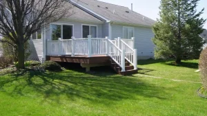 Deck replacements by Stately Builders for River Edge, HOA in Tonawanda, NY.