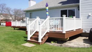 Deck replacements by Stately Builders for River Edge, HOA in Tonawanda, NY.