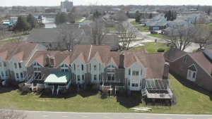 Deck replacements by Stately Builders for River Edge, HOA in Tonawanda, NY.