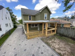 New covered deck installation in Buffalo, NY