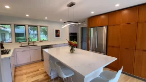 Modern kitchen remodel by Stately Kitchen and Bath in Buffalo, NY.