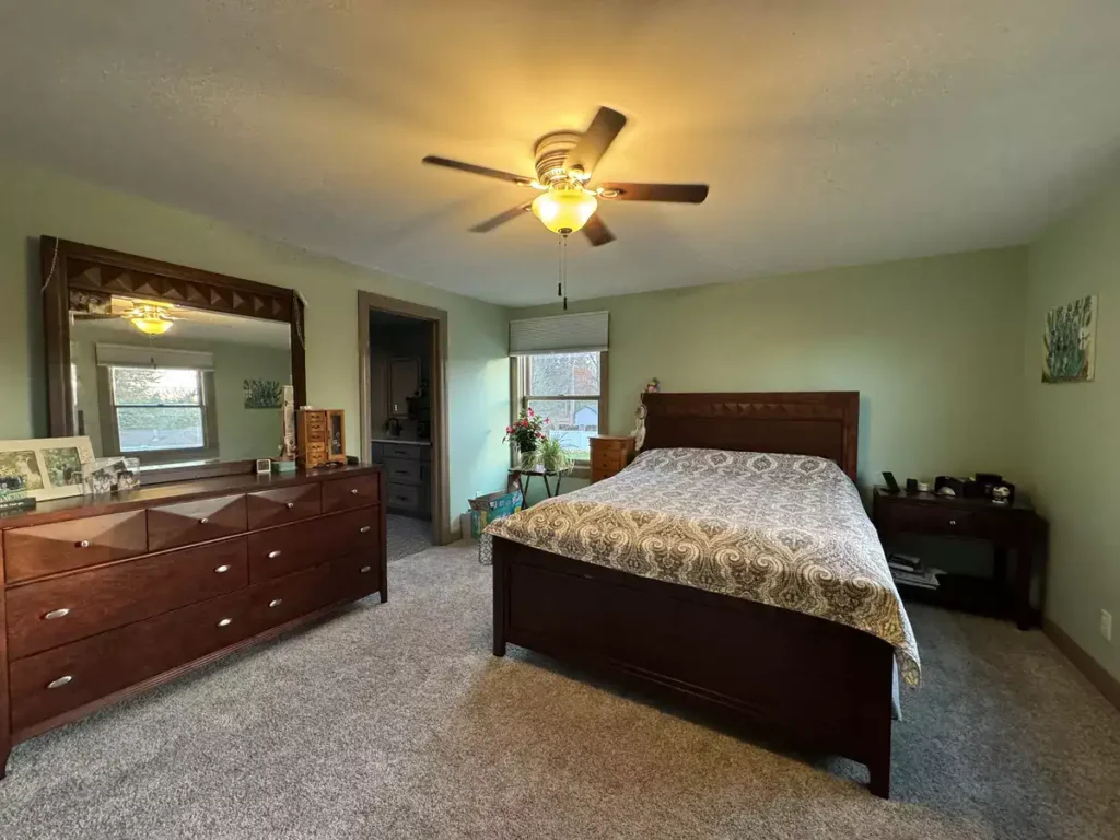 West Seneca, NY second-story home addition. Remodeled master bedroom.