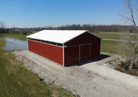 Agricultural pole barn by Stately Builders in Clarence Center, NY.