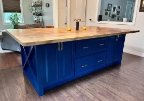 Custom furniture by Stately Builders, custom carpentry and millwork.