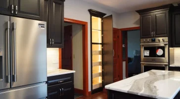 Modern kitchen remodel by Stately Kitchen and Bath in Clarence, NY.