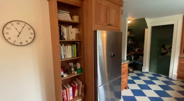Luxury kitchen remodel in historic North Buffalo home by Stately Kitchen and Bath.