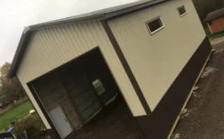Pole barn garage for RV storage by Stately Post Frame in WNY.
